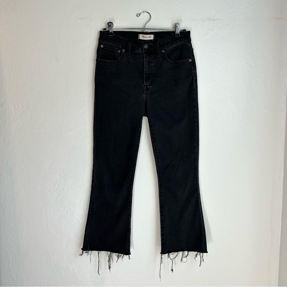 Madewell Black Cali Demi-Boot Jeans Size 27